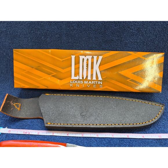 Hunting Bowie Knife 11 Inch, Custom Made Forged Damascus Blade LMK Knives #7572 - Picture 5 of 10